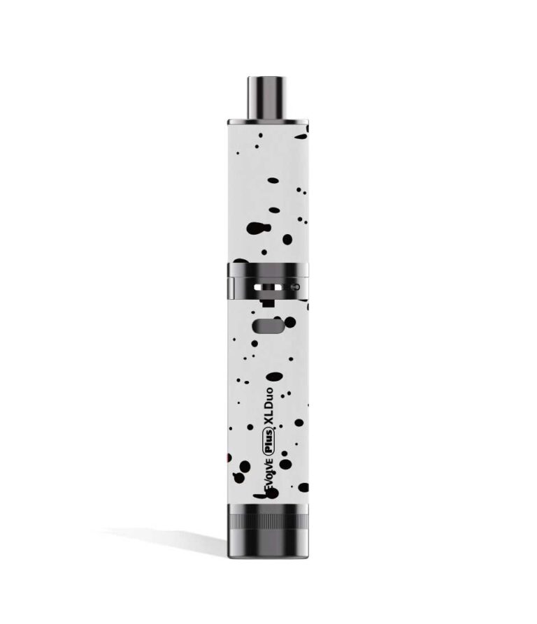 White Black Spatter dry mode Wulf Mods Evolve Plus XL Duo 2-in-1 Kit on white background