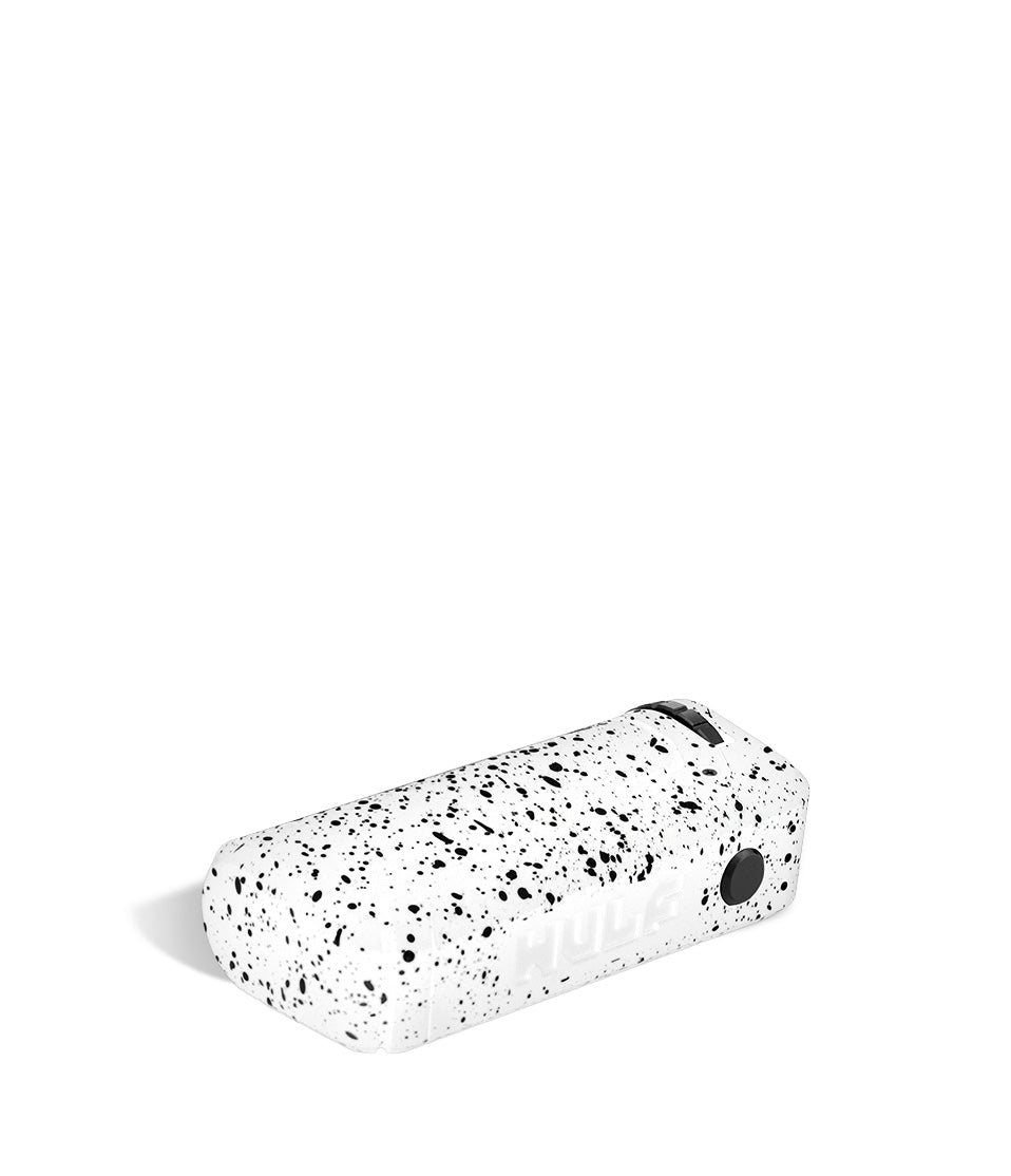 White Black Spatter Wulf Mods UNI Adjustable 510 Thread Battery Down 2 View on White Background