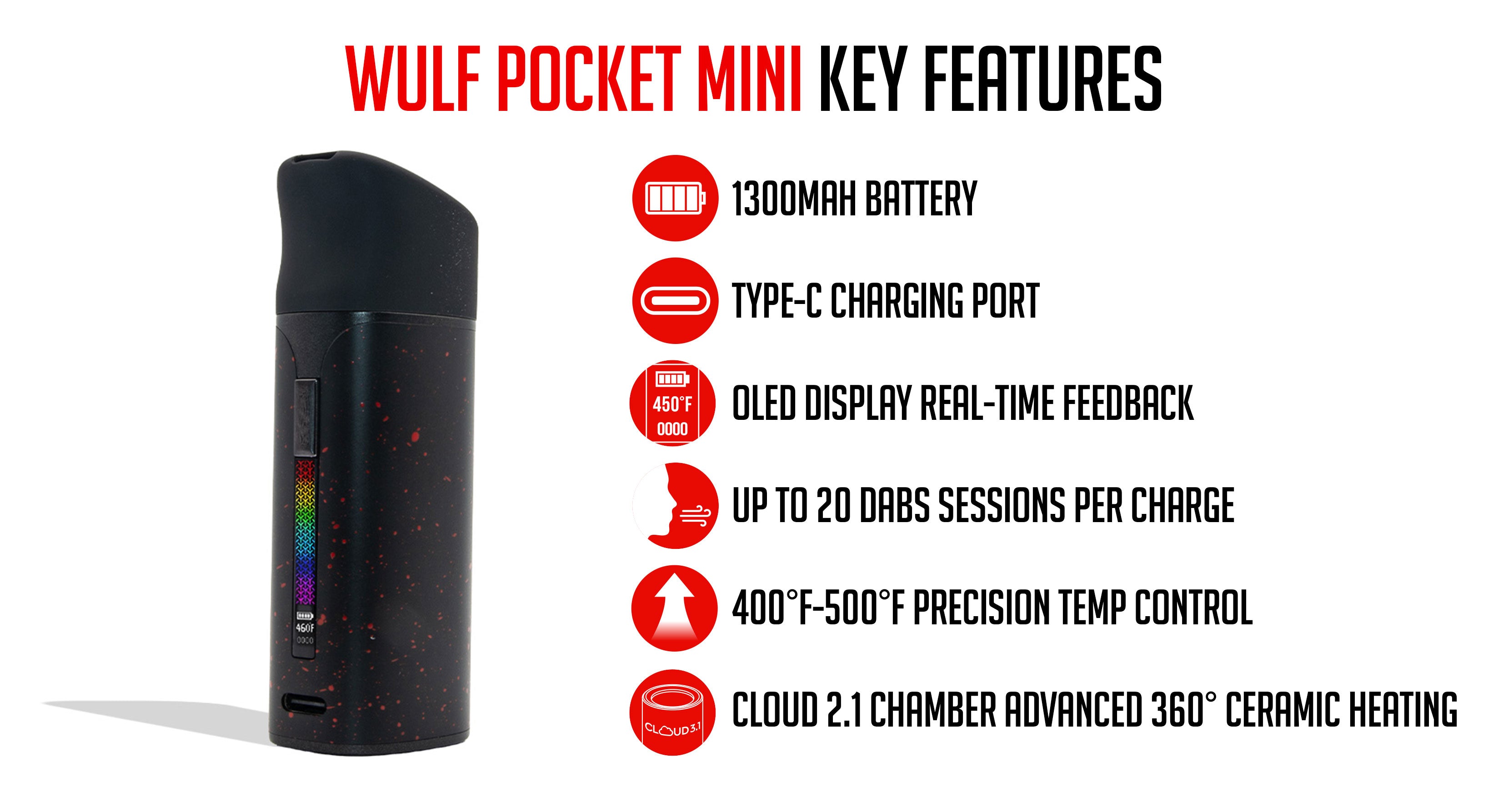 Wulf Pocket Mini key features