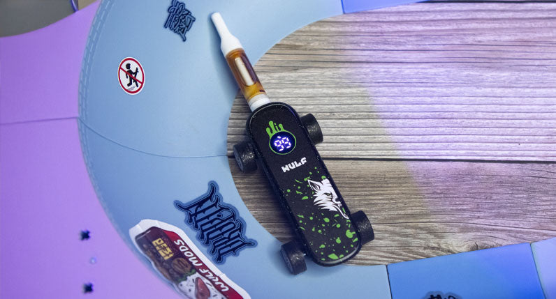 Wulf Deck in miniature skatepark