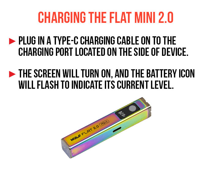 Charging the Wulf Mods Flat Mini 2.0 Variable Voltage Battery