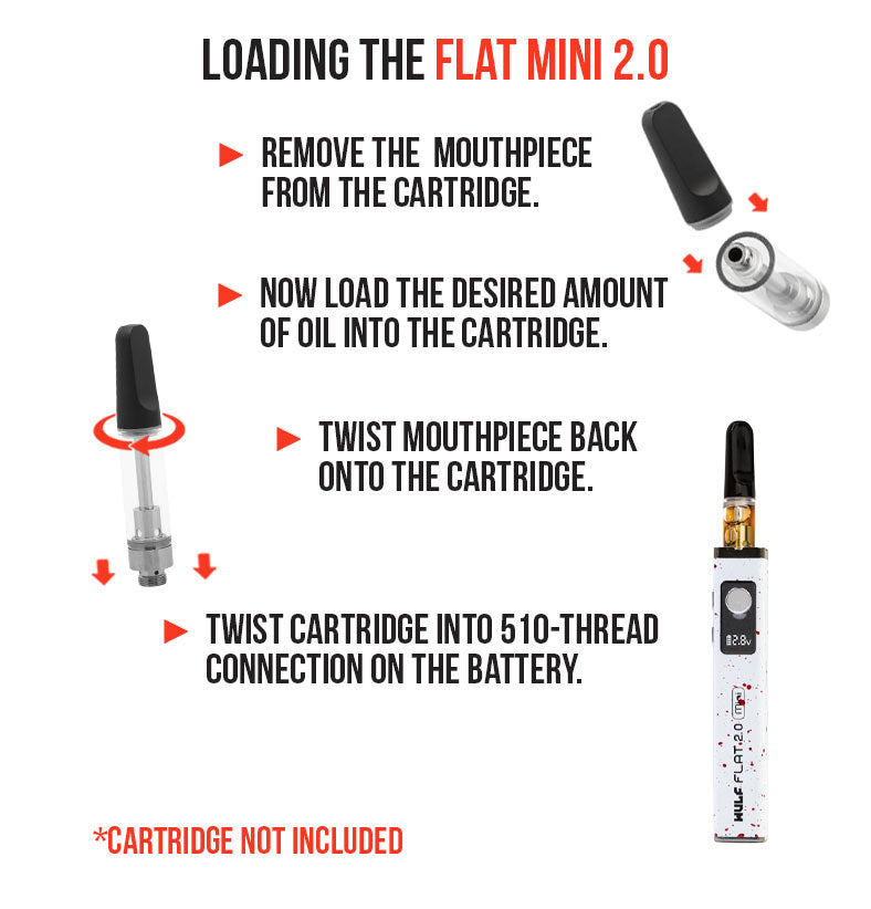 Loading the Wulf Mods Flat Mini 2.0 Variable Voltage Battery