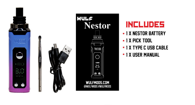 Wulf Nestor What's Included