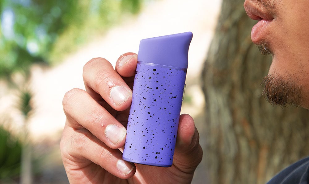 wulf pocket mini purple black spatter demo