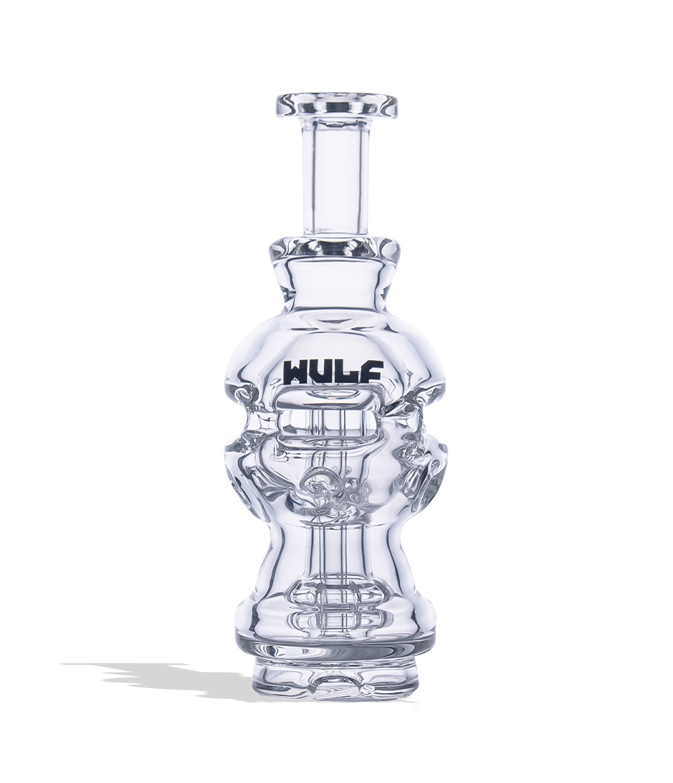 Wulf Mods Echo Puffco Peak Top clear front view on white background