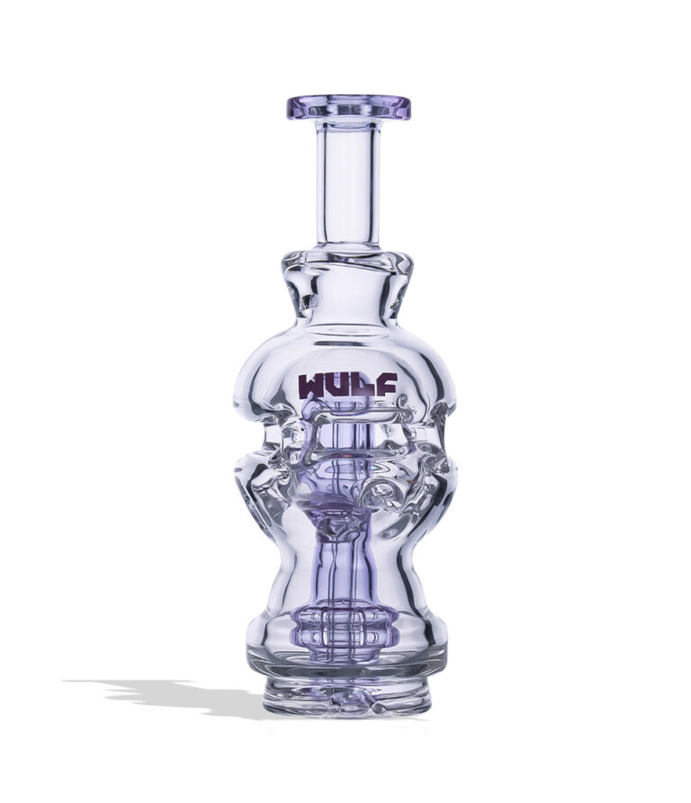 Wulf Mods Echo Puffco Peak Top Purple front view on white background